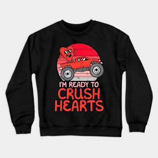 Kids To Crush Hearts Truck Kids Crewneck Sweatshirt